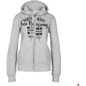 Geographical Norway Sweater - Hoodie - Dames - Galouse - Licht Grijs - XL