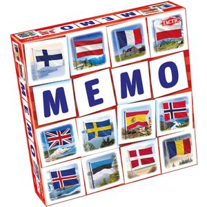 Tactic Memory - Kaartspel - Memo - Vlaggen