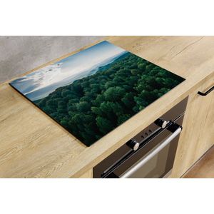 Inductiebeschermer - Jungle Sunset - 76x51.5 cm - Inductiebeschermer - Inductie Afdekplaat Kookplaat - Inductie Mat - Anti-Slip - Keuken Decoratie - Keuken Accessoires