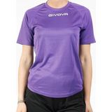 Sportshirt Givova One, MAC01 Paars/Violet, maat 4XS (110-116)