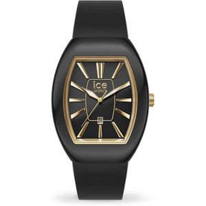 Ice-Watch - Ice boliday Dome Black gold - Zwart dameshorloge met siliconen band - 024031 (Small)
