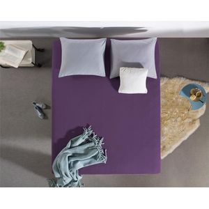 Hoogwaardige Jersey Hoeslaken Paars | 80x200 | 135 Gram| Zacht En Comfortabel