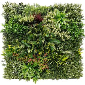 Greenmoods Kunstplanten - Kunsthaag - Prestiage - 100x100 cm - Voor binnen en buiten