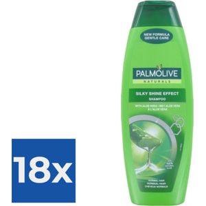 Palmolive Silky Shine Effect Shampoo 350 ml - Voordeelverpakking 18 stuks