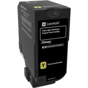 Lexmark 74C2HY0 12000pagina's Geel laser toner & cartridge