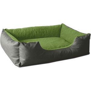 BedDog® hondenmand LUPI, vierkant hondenkussen, grote hondenbed, hondensofa, hondenhuis, met afneembare hoez, wasbaar, maat S-XXXL