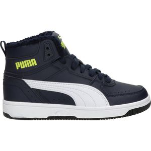 Puma - Sneakers Dames - Rebound Fur - Zwart - Maat 37
