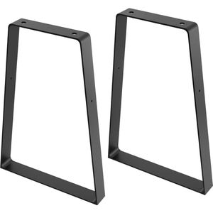 TRANKIELO® - Moderne en Stabiele Tafelpoten van Metaal, 2 Stuks, Hoogte: 40cm voor Doe-Het-Zelf Meubelprojecten -