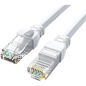 Rainbecom - Internetkabel 1 meter - CAT6 - Patchkabel – UTP CCA - Kabel - Ethernet Kabel - RJ45 - LAN Cable – Netwerkkabel - Grijs