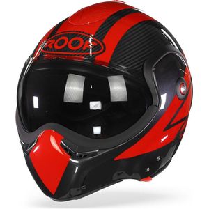 ROOF BoXXer Carbon Dart Red SM - Maat SM - Helm