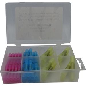 Assortimentsdoosje krimpverbinders 52 dlg.