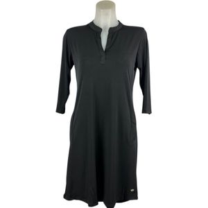Angelle Milan – Travelkleding voor dames – Zwarte Jurk – Ademend – Kreukherstellend – Duurzame jurk - In 5 maten - Maat XL