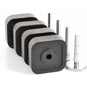Ironmaster Quick-Lock Adjustable Dumbbell Add-on kit - van 34 kg naar 54,4 kg - 2 x 20,4 kg - incl. 4 Add-on Screws 16 cm