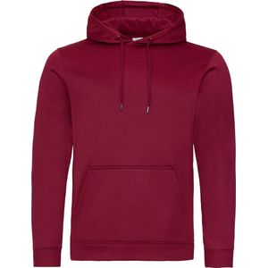 AWDis Volwassenen Unisex Polyester Sporthoodie (Bourgondië)