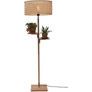 GOOD&MOJO Vloerlamp Java - Bamboe - Ø50x158cm - - Staande lampen voor Woonkamer - Slaapkamer