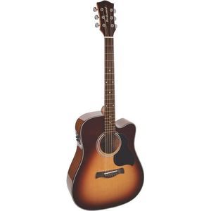 Semi akoestische gitaar Richwood Master Series Dreadnought D-40-CESB