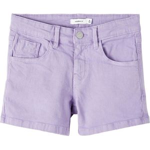 Name it Kinderkleding Meisjes Paarse Short Rose Regular Fit Sand Verbena - 152