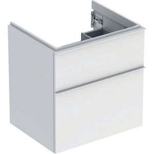 Geberit iCon wastafelonderkast 2 lade 59x47,6 cm, mat wit