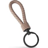 SERASAR Lederen Sleutelhanger [Strong], Kameel, Luxe Sleutelhanger