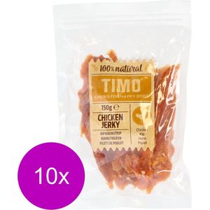 Timo Kip Kauwstrip - Hondensnacks - 10 x Kip 150 g