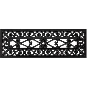 vidaXL Trapmatten 5 st 25x75 cm rubber - Traptrede - Traptreden - Trapbedekking - Traptredemat