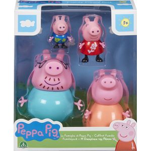 Peppa Pig - Koffer familie (4 Figuren)