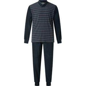 Gentlemen Badstof heren pyjama - Jeremy - L - Petrol