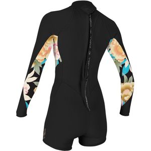 2025 O'Neill Dames Bahia 2/1mm Rug Ritssluiting Lange Mouwen Lentepak