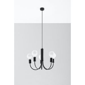 Sollux Lighting - Kroonluchter PICCOLO 5 zwart