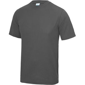 Vegan T-shirt met korte mouwen Cool T 'Solid Charcoal' - XXL