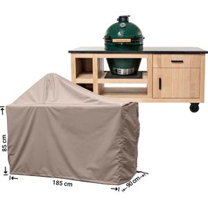 Raffles Covers Big Green Egg / Kamado hoes - 185 x 90 H: 145 cm - RBGE185 - Waterdicht | Solution Dyed | UV-bestendig | Elastisch trekkoord | Airvents - Big Green Egg / Kamado Accesoires - BBQ + Tafel