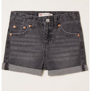 Levi's Girlfriend slim fit korte spijkerbroek - Grijs - Maat 164 (16A)