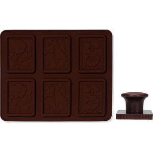 Patisse Koekjes-kit Chocolade 20 X 14 Cm Siliconen Bruin 2-delig