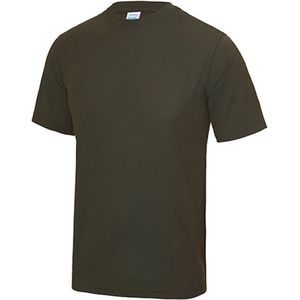 Vegan T-shirt met korte mouwen Cool T 'Olive Green' - M