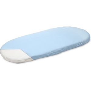 Sensillo Baby Kinderwagen Matras Hoeslaken - 35 x 75 cm - Jersey - Blauw - Matrashoes kinderwagen