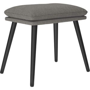VidaXL Voetenbank 45x29,5x35 cm Stof Lichtgrijs