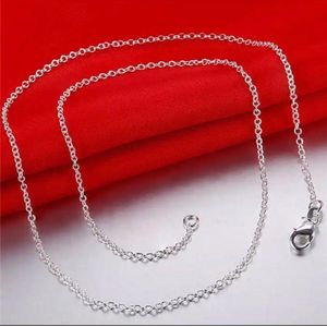 Haymer Sieraden Forcen Halsketting Voor Unisex Zilver 55 cm HJ2022216KLY