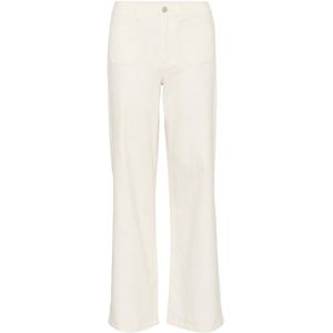 Kaffe Broek Kakarla Twill Jeans10509834 110602 Chalk Dames Maat - W38