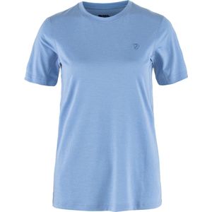 Fjallraven Abisko Day Hike SS Women - Dames - T-shirt - Blauw - Maat M