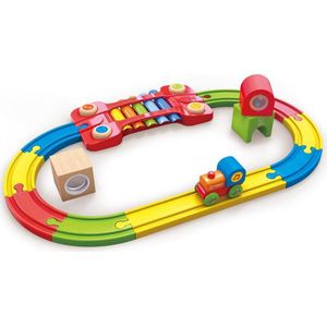 Hape Treinbaan Met Trein En Xylofoon 14-delig