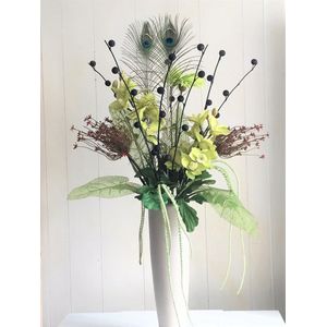 Elegant, trendy groot kunstbloemstukken van zijdenbloemen/ 100cm/ Zijde bloemstuk  / Woondecoratie /