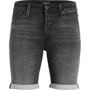 JACK & JONES Rick Icon Shorts regular fit - heren shorts - zwart denim - Maat: XS