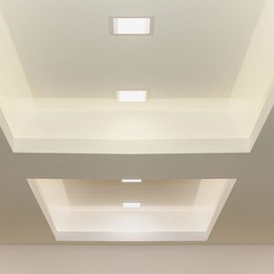 V-TAC VT-61018SQ-S LED Mini Panelen - Verlichte Inbouw Serie - Vierkant - Samsung - IP20 - Wit - 18 Watt - 1850 Lumen - 3000K - 5 Jaar