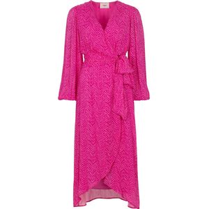 Freebird Jurk Dress Blossom Ss 1674 Super Pink Dames Maat - M