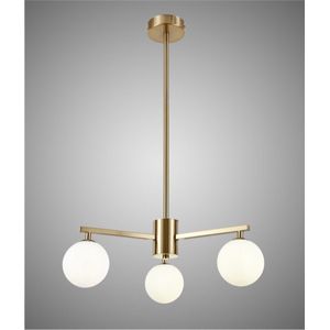 Industriële Plafondlamp - 3x G9 - 40W - Kroonluchter - Hanglamp - Luxe Goudenlamp