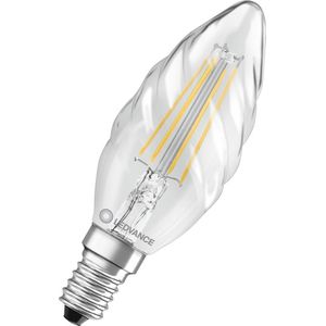 Ledvance Classic LED E14 Kaars Filament Helder 3.4W 470lm - 940 Cool white | Beste Kleurweergave - Dimbaar - Vervangt 40W
