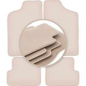 PREMIUM beige matten voor: Fiat Cinquecento hatchback 1991-1998