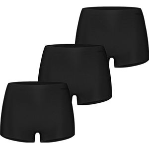 Ten Cate Secrets Short - 3-pack - Zwart - Maat XL - Naadloos ondergoed Dames