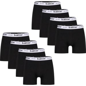 Heren Onderbroeken met Ballin Est. 2013 8-Pack Boxers Print - Zwart - Maat L