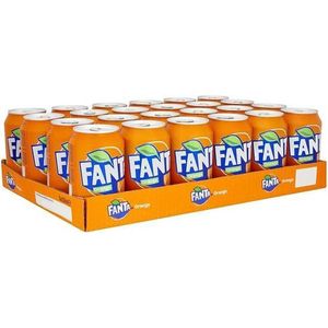 Fanta Orange Sinas Blikjes Tray - 24 x 33cl